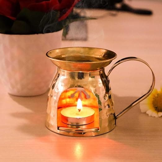 Pure Camphor with Brass Diffuser