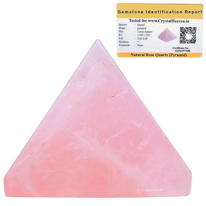 Rose Quartz Pyramid